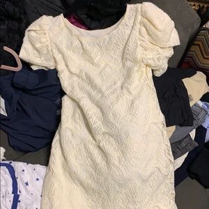 Cream lace dress